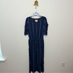 Diega Paris Navy Maxi Dress M